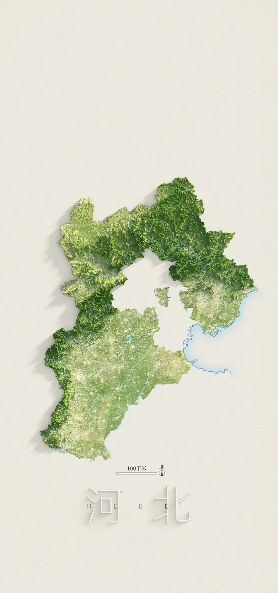 中国各省地理地图高清手机壁纸精选