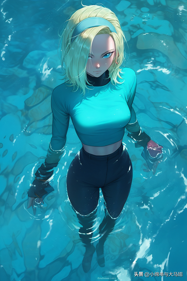 ai绘画系列-追忆童年之龙珠-人造人18号