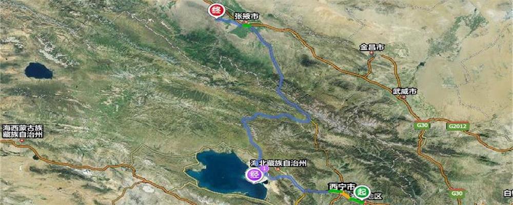 西宁到张掖多少公里路?有多远?
