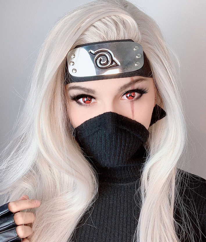 火影女装系列,斑爷犹抱"欧派"半遮面,女版卡卡西还是混血美女