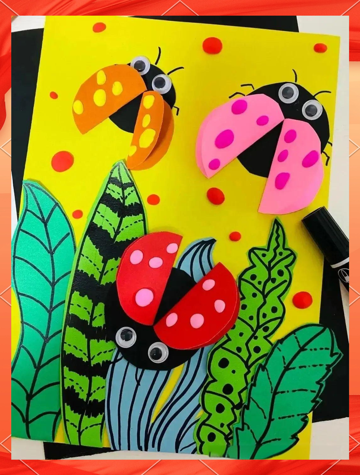 寒假创意无限!28个儿童立体画作品推荐