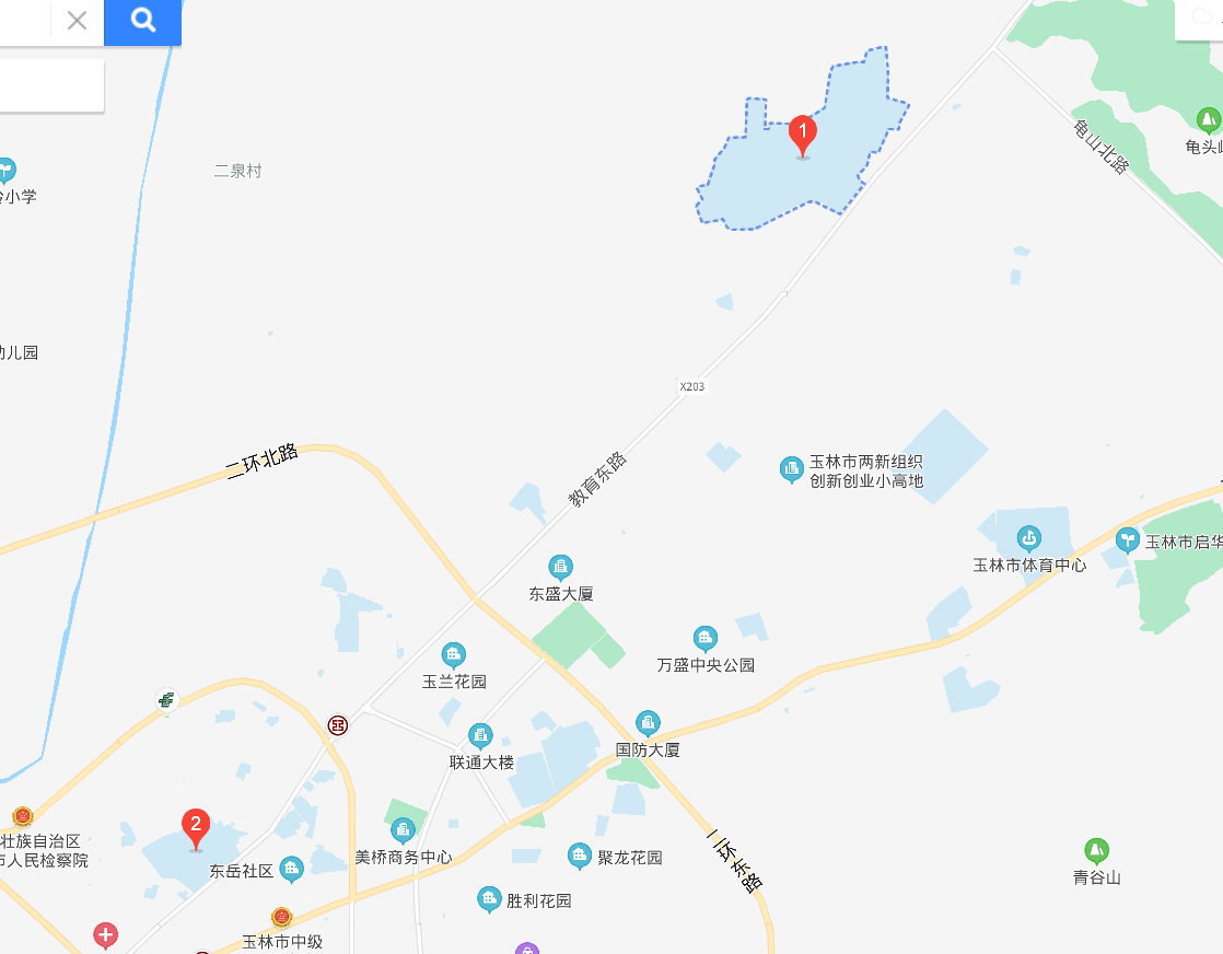 玉林师范学院地图高清图片