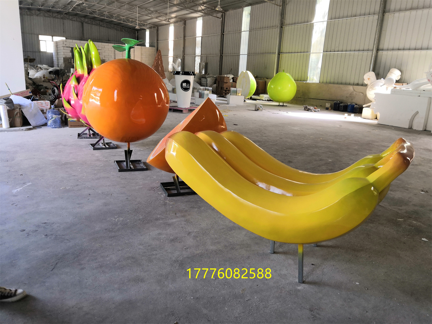 湖南玻璃钢香蕉雕塑 baijiahao.baidu.com