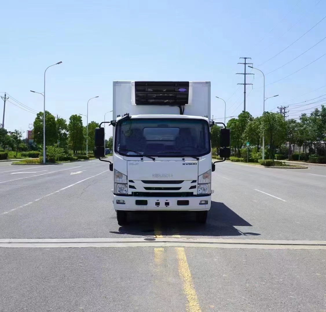 五十铃kv600冷藏车 五十铃4.2米蓝牌冷藏车