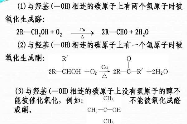 醇的催化氧化