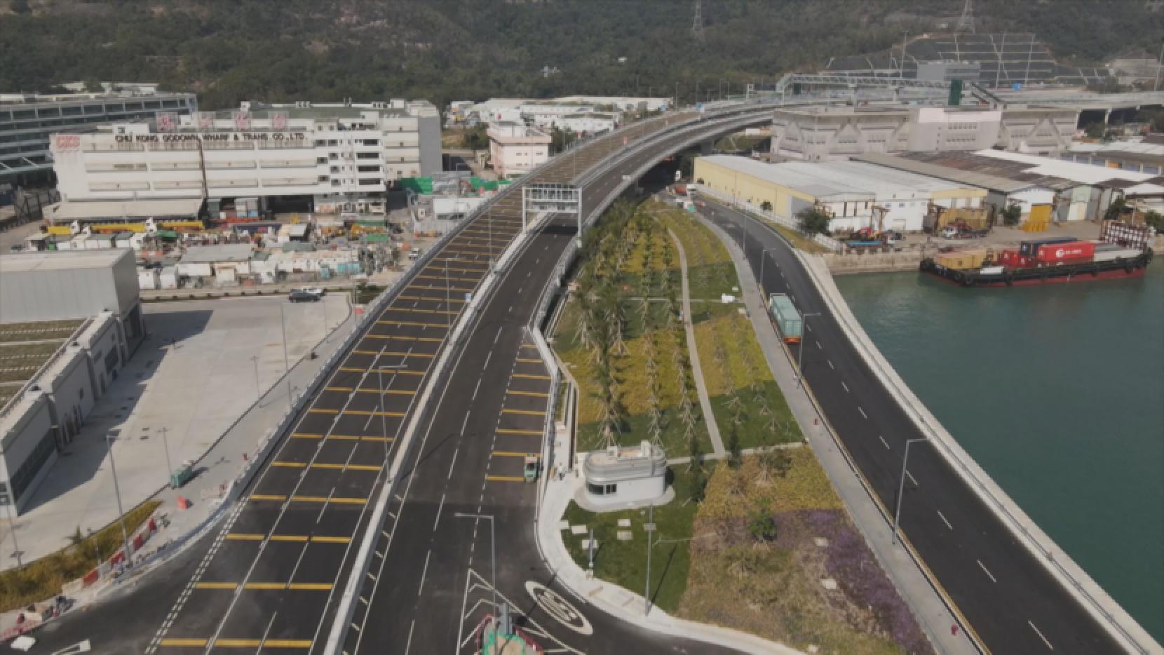 香港屯门至赤鱲角隧道公路27日通车 标志着香港屯门至赤鱲角连接路