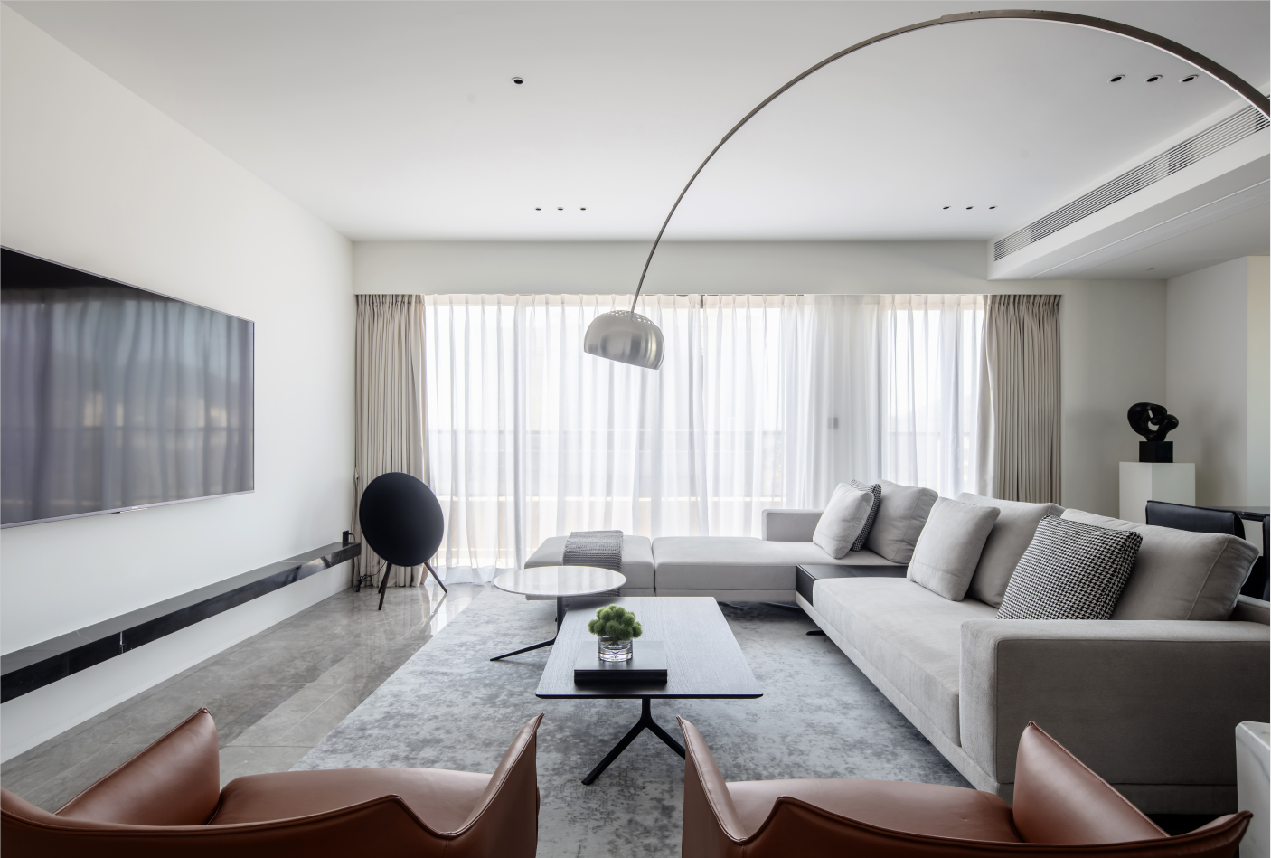 100平米的房子有多大?现代风格预算15万如何装修好?-绿地中央广场装修