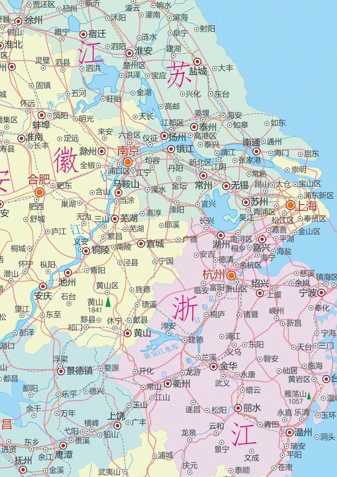 新版中國地圖省市縣行政區劃交通高清cdr格式矢量源文件素材