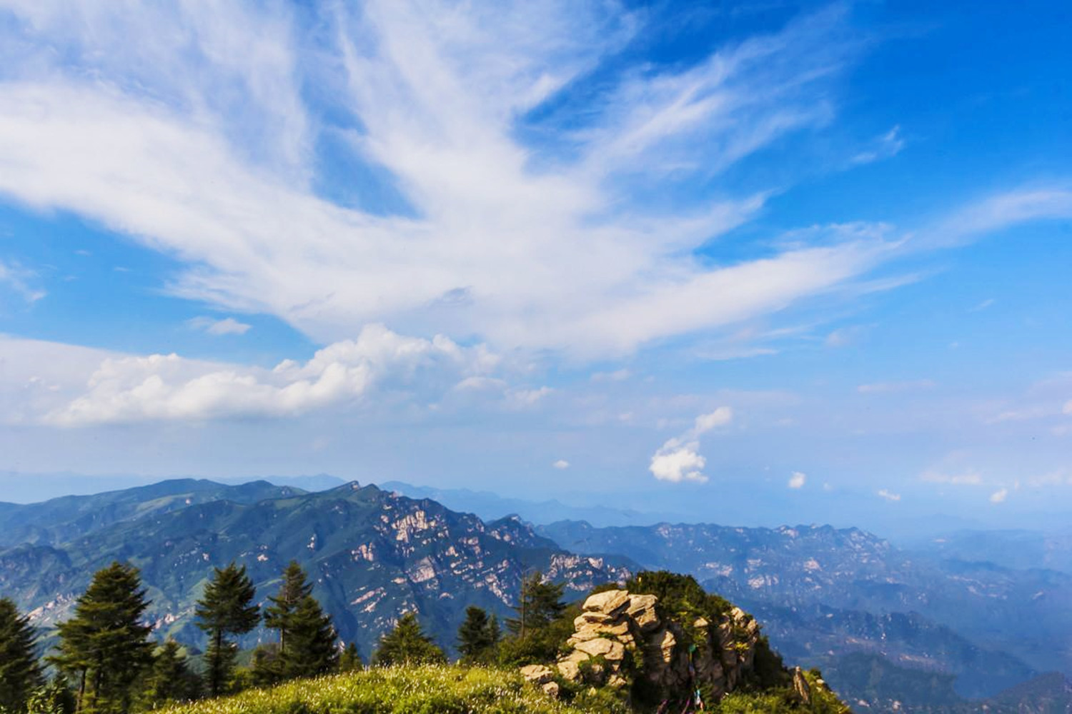 五台山驼梁风景区图片图片