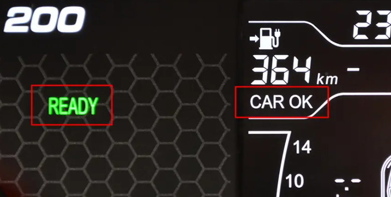电动车ready灯一直亮图片