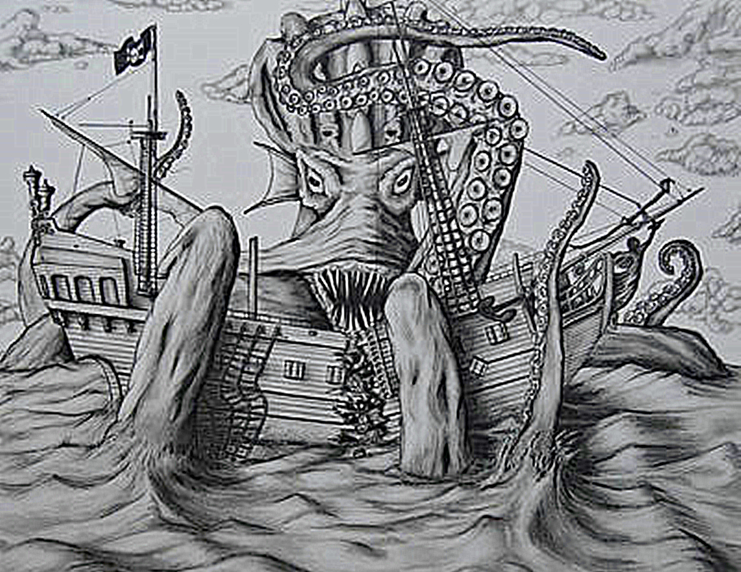 海怪"克拉肯"是螃蟹还是章鱼?海岸上的海怪尸体究竟是什么?