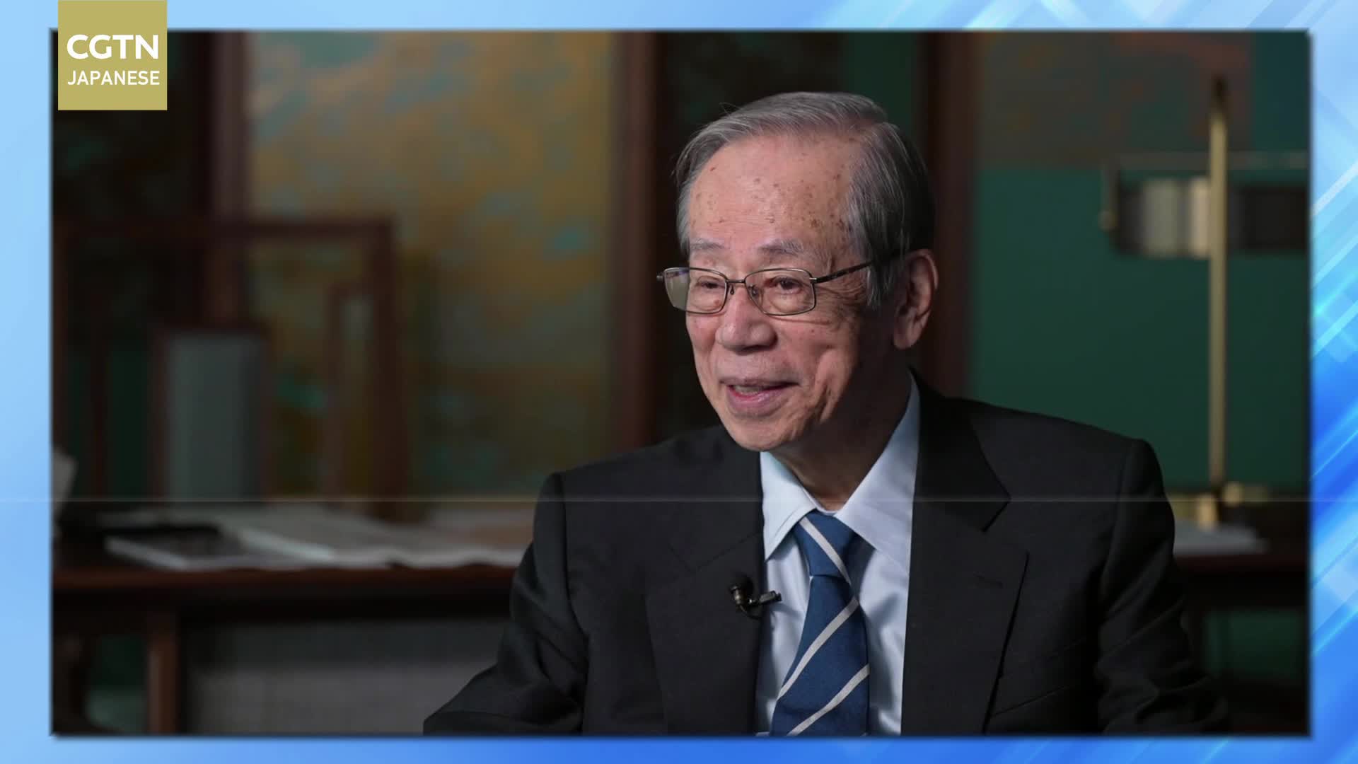 日本前首相福田康夫:期待中国为促进世界经济的稳定发展持续贡献力量