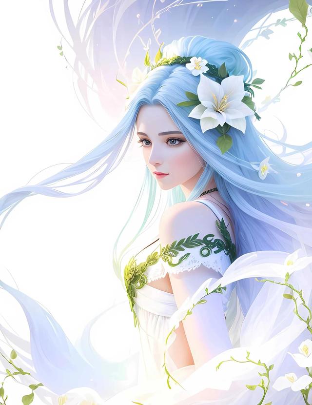 二次元花仙子美图壁纸