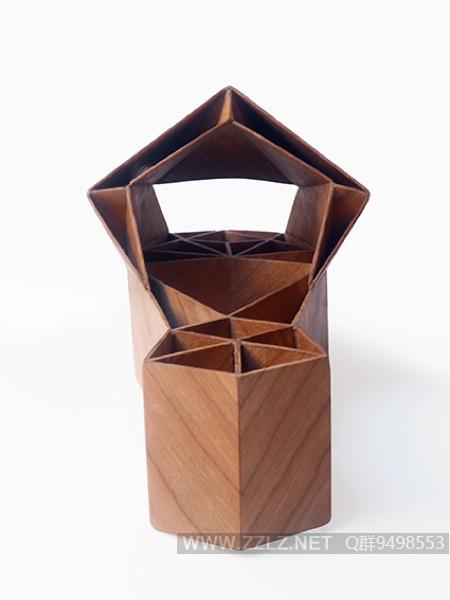 创意鞋子设计结构轻薄的木制鞋子_创意生活