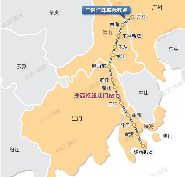 江门高铁线路图图片