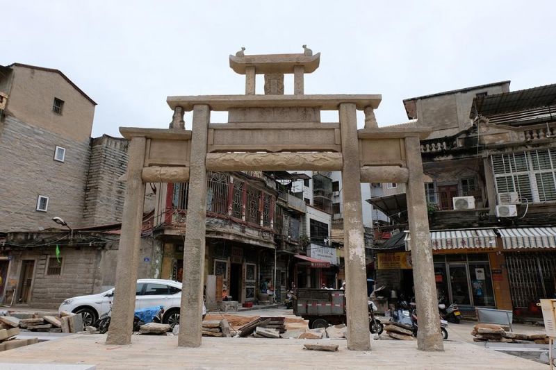 凤里庵入口广场 又有新变化