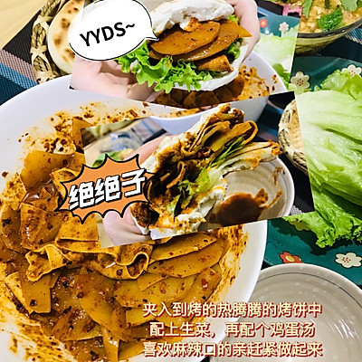 簡單美味,香辣土豆片夾饃走起!