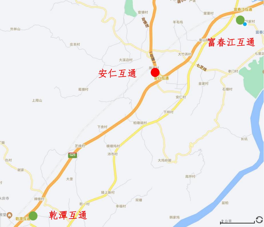 杭新景高速路线图图片