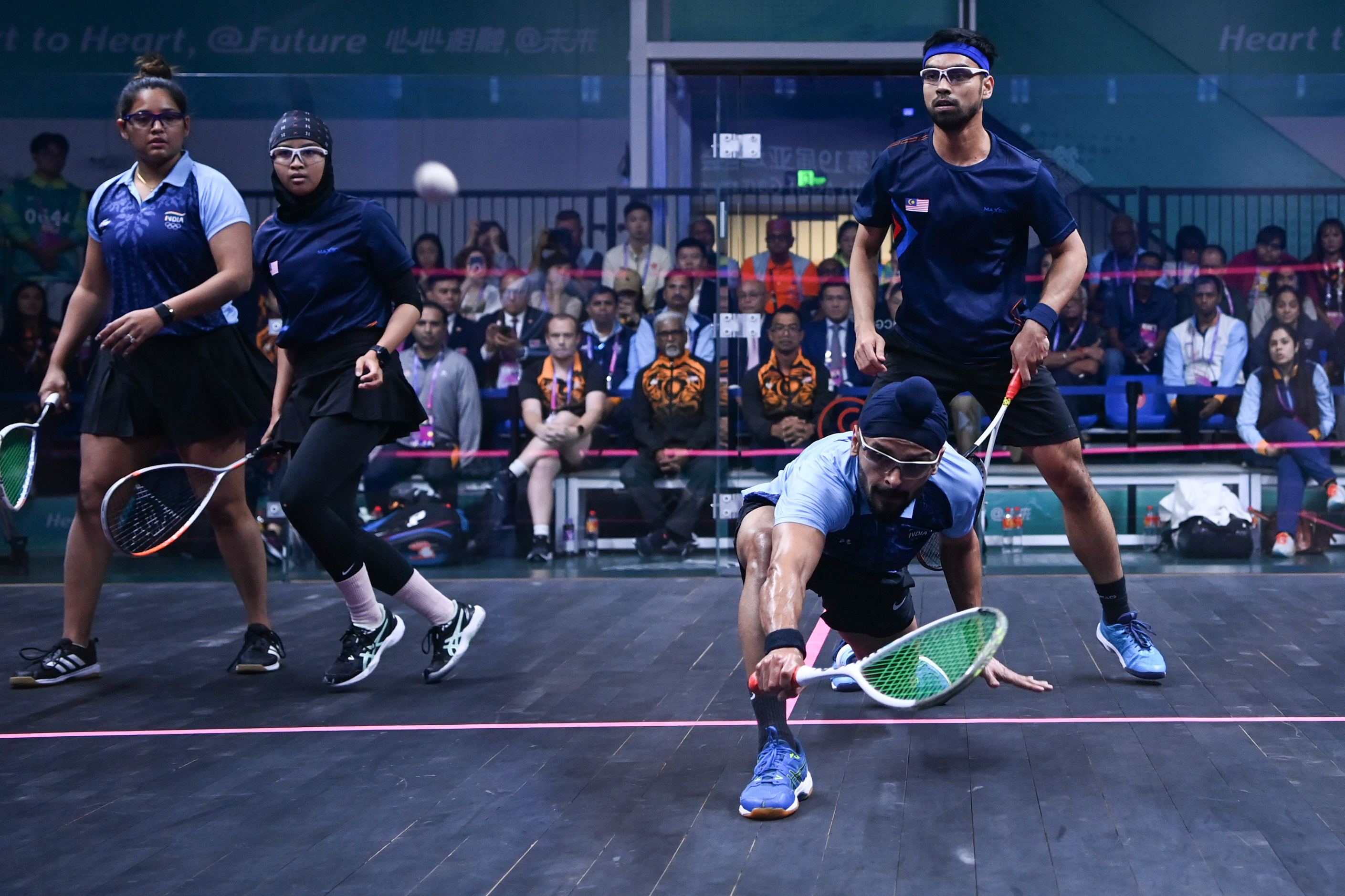 壁球——印度组合夺得混合双打冠军