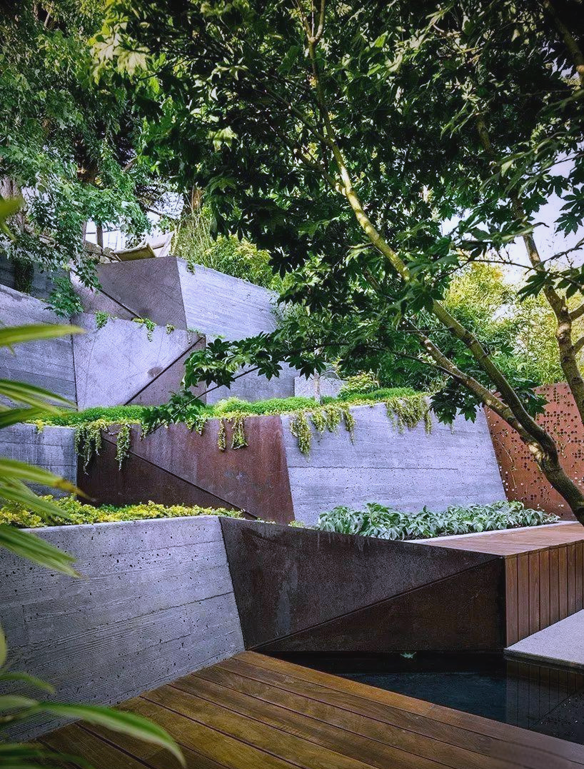 多款挡土墙设计,美化环境的同时保护土地