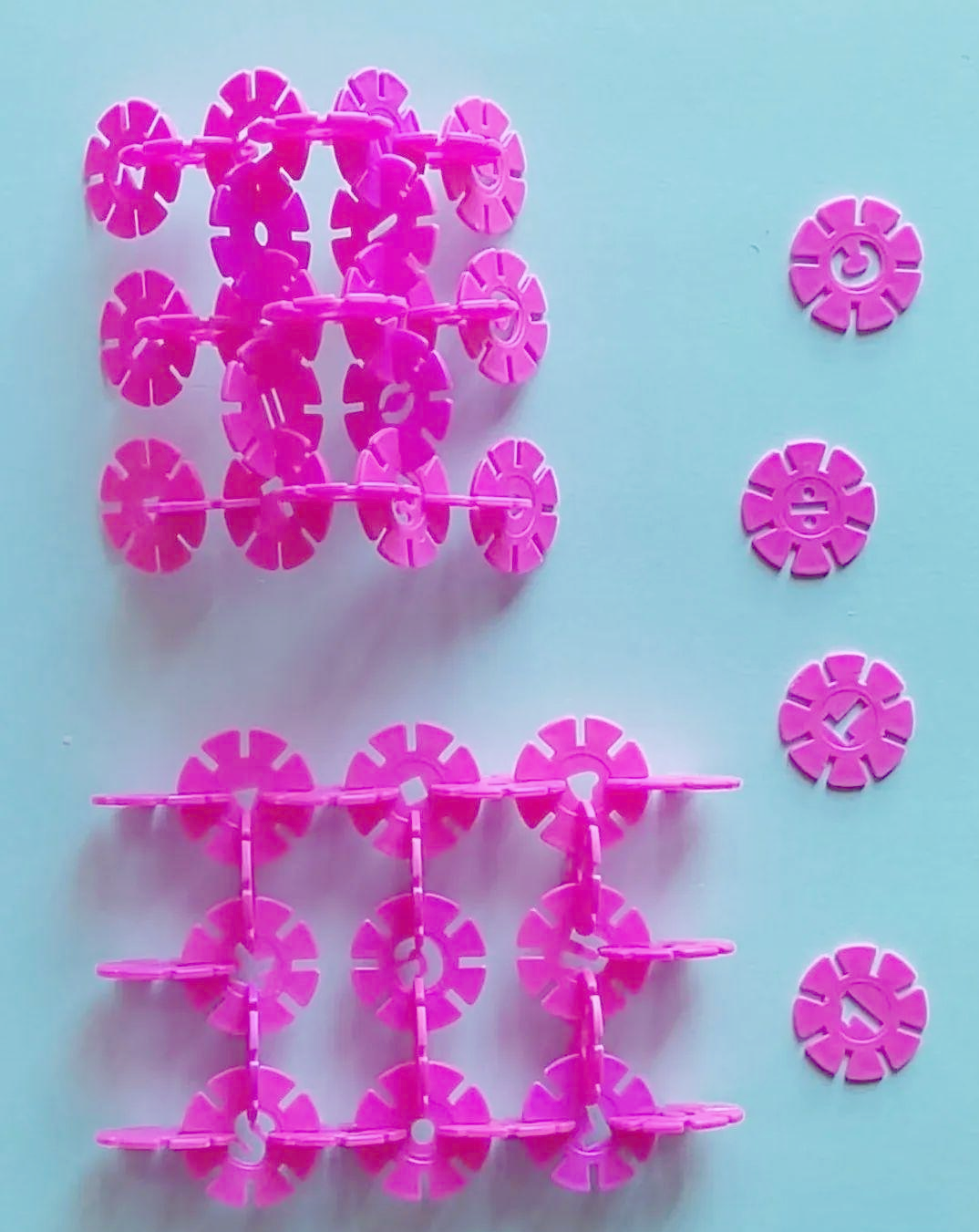 雪花片创意拼装花轿