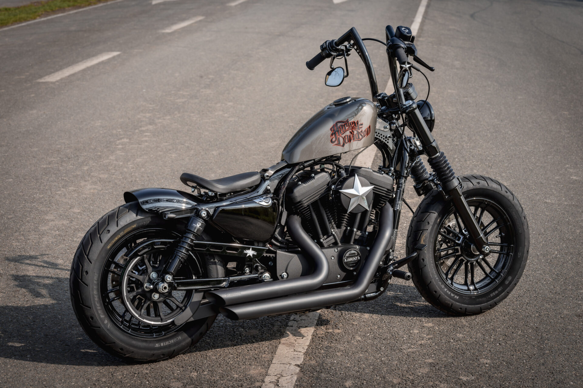 哈雷戴维森forty-eight 48改装欣赏