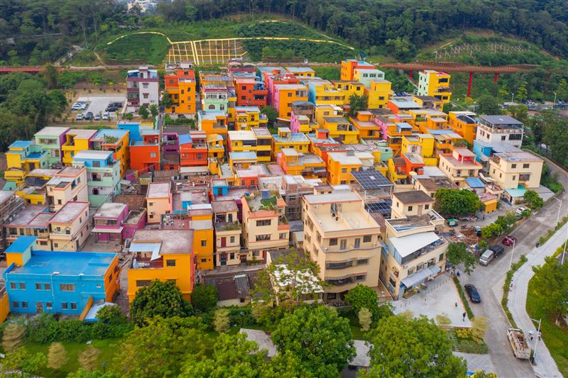 江门横坑村:昔日"脏乱差"变身网红打卡点