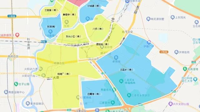 锦江区地图 范围图片