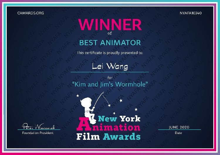 空速动漫《怪奇的虫洞》斩获纽约动画电影奖大奖