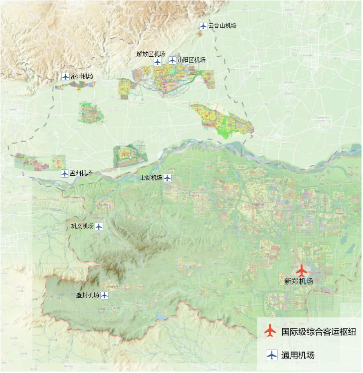 焦作谋划落地郑州第二机场,两个意向选址公布