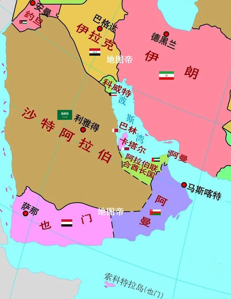波斯湾的卡塔尔和巴林都是小国,为何沙特和伊朗没有兼并?