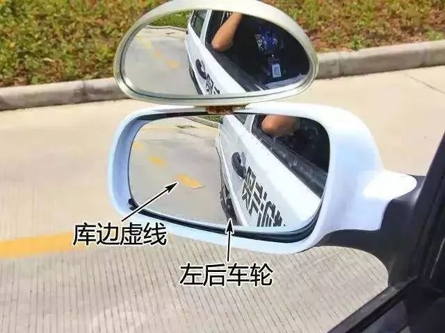 现实中侧方位停车技巧