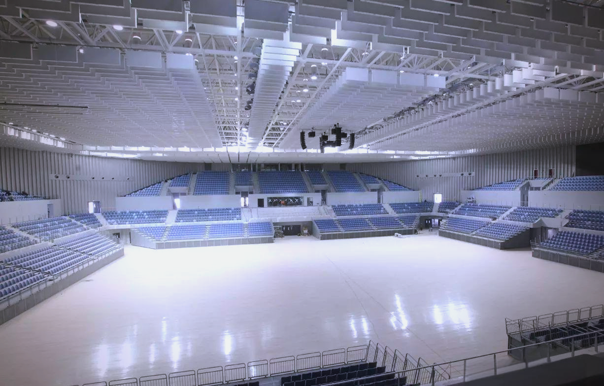 武清体育中心,作为第十三届全运会乒乓球比赛的新建场馆,其设计单位为