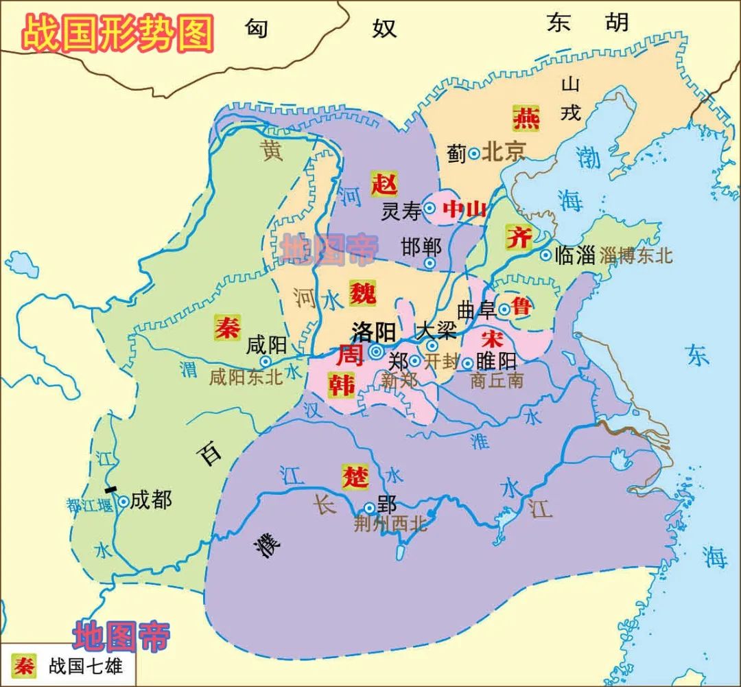 战国地图宋国图片