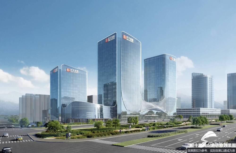 百米u形高楼外观亮相!济南长岭高科创新产业园重要规划公示