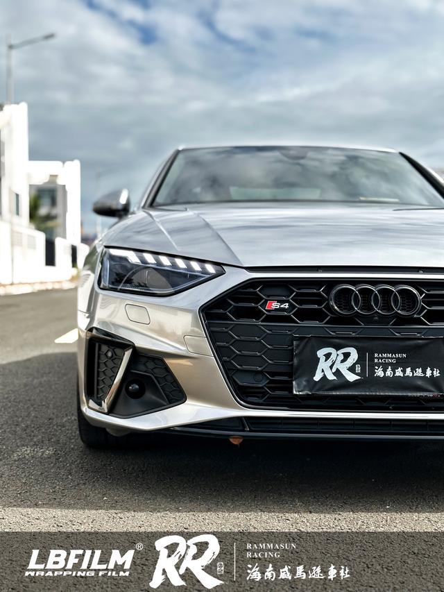 gt银就是奥迪a4l的天选改色!lb改色膜