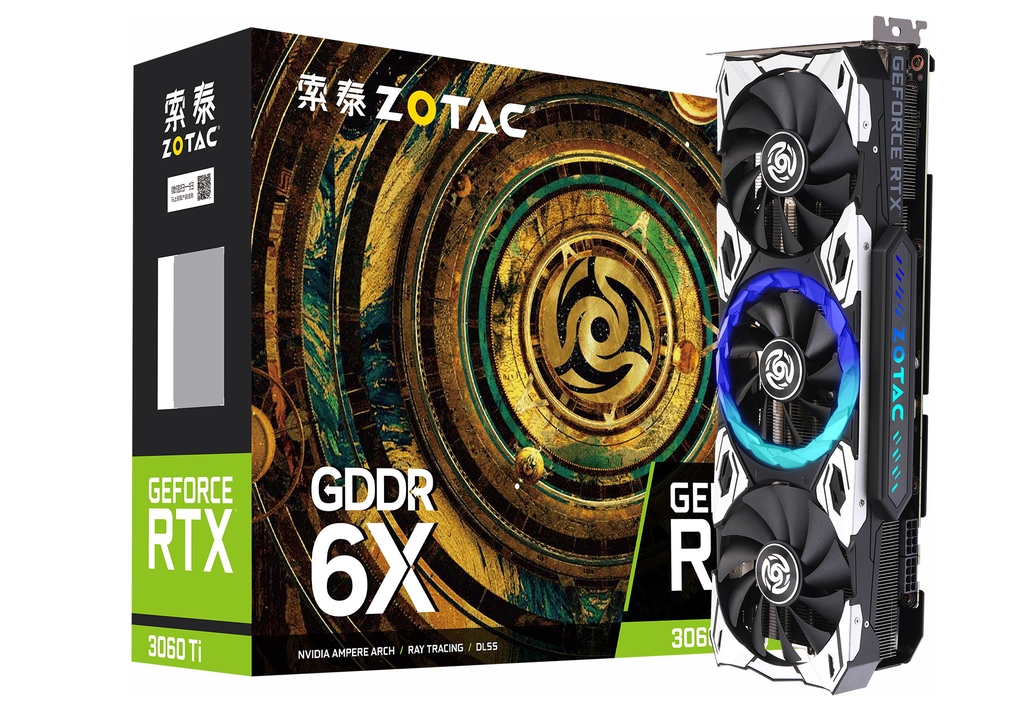 索泰發佈新版geforce rtx 3060/3070 ti顯卡,包裝盒有g6x標識以區分舊