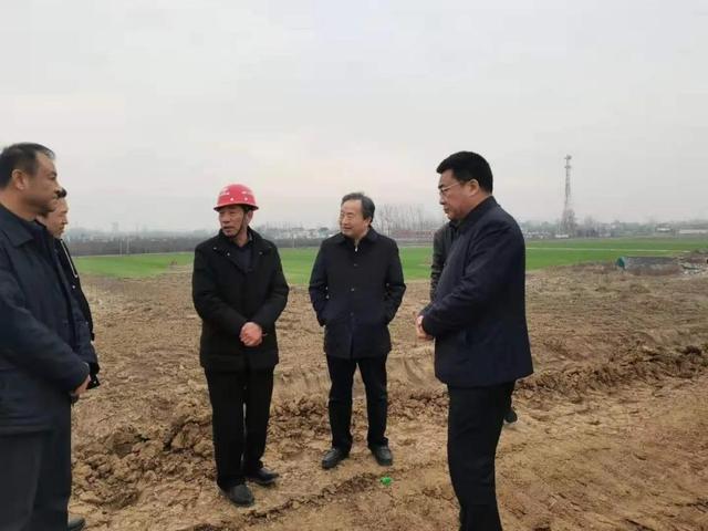 省水利厅党组书记刘正才莅临汝南县宿鸭湖水库清淤扩容工程现场调研