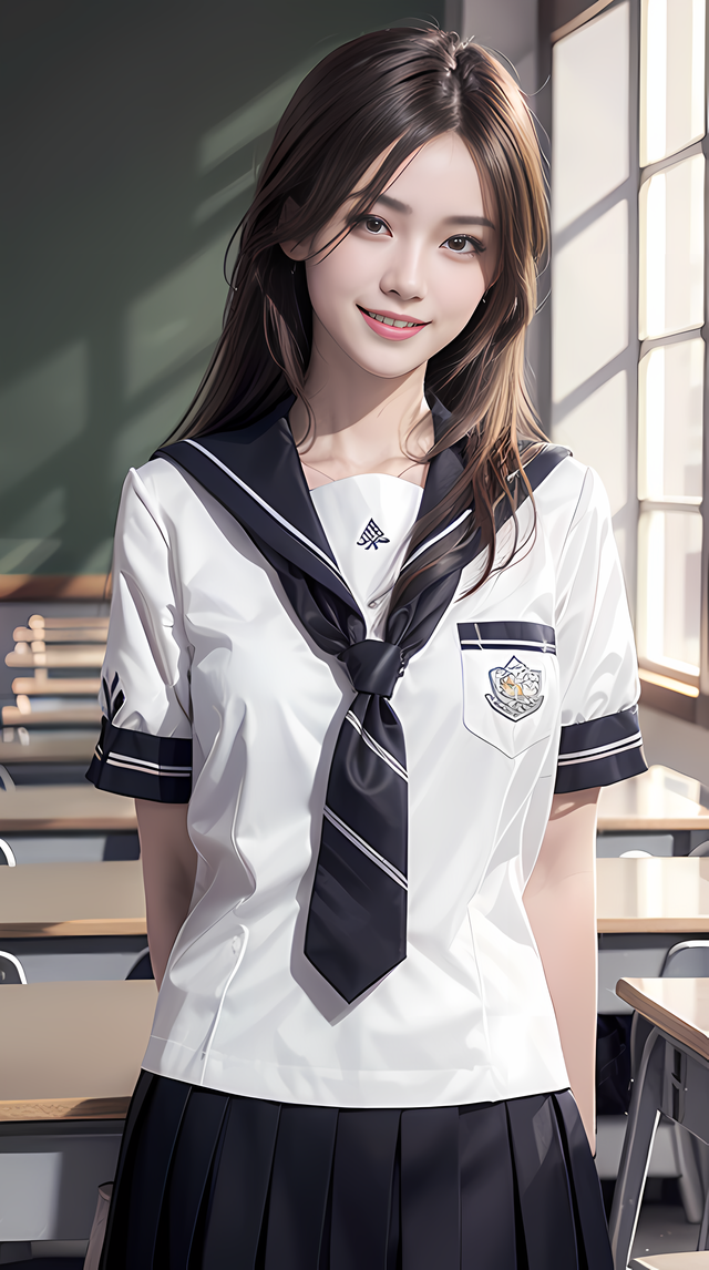 青春与帅气:校园jk小姐姐的专属图组(ai20)