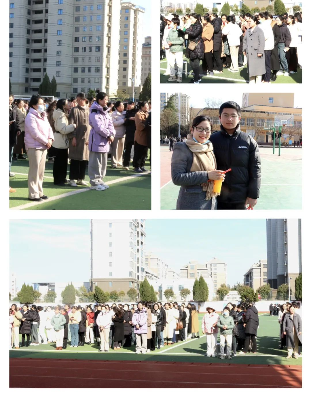 3月8日下午,泗县中学举行"巾帼绽芳华,追梦新时代"趣味运动会,共同