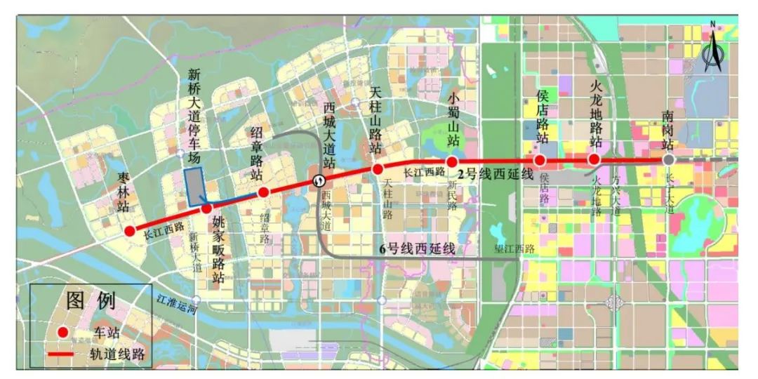 合肥二号线站点地图图片