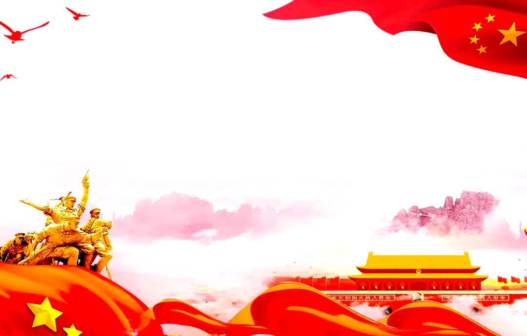 5,七一建党节国旗雕塑背景图在党的生日这一天,让我们将目光