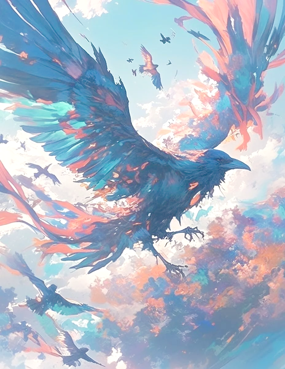 乌鸦——寓意吉祥的鸟类