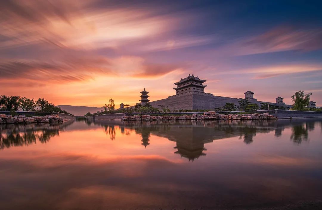 晉陽橋太原市南中環橋太原市攝樂橋太原市雙塔寺湖面倒影太原市通達橋