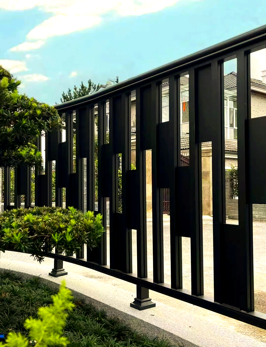 铝合金围栏中新中式设计的魅力与美学