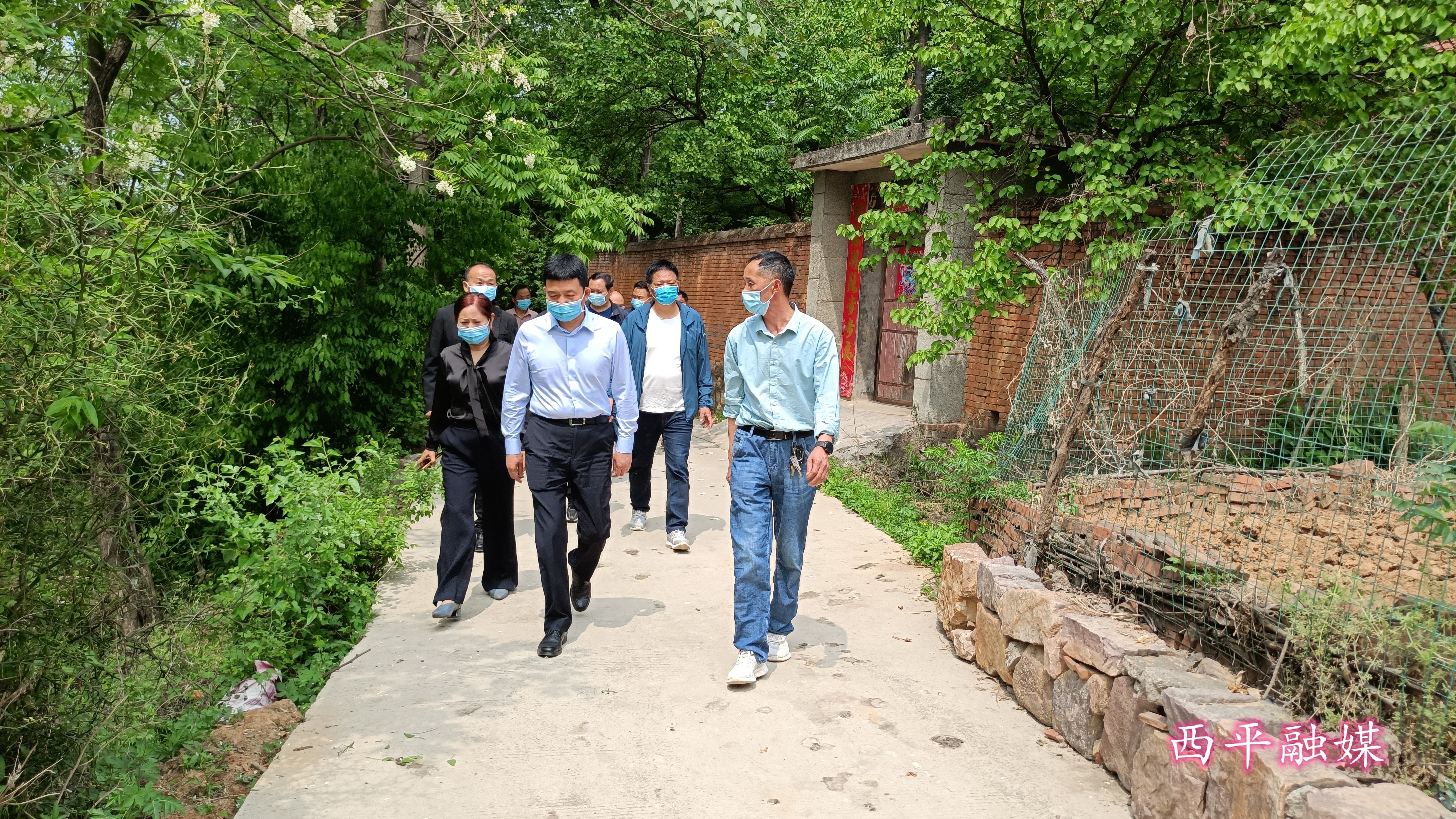 西平县委书记李全喜深入出山镇督导检查防汛工作