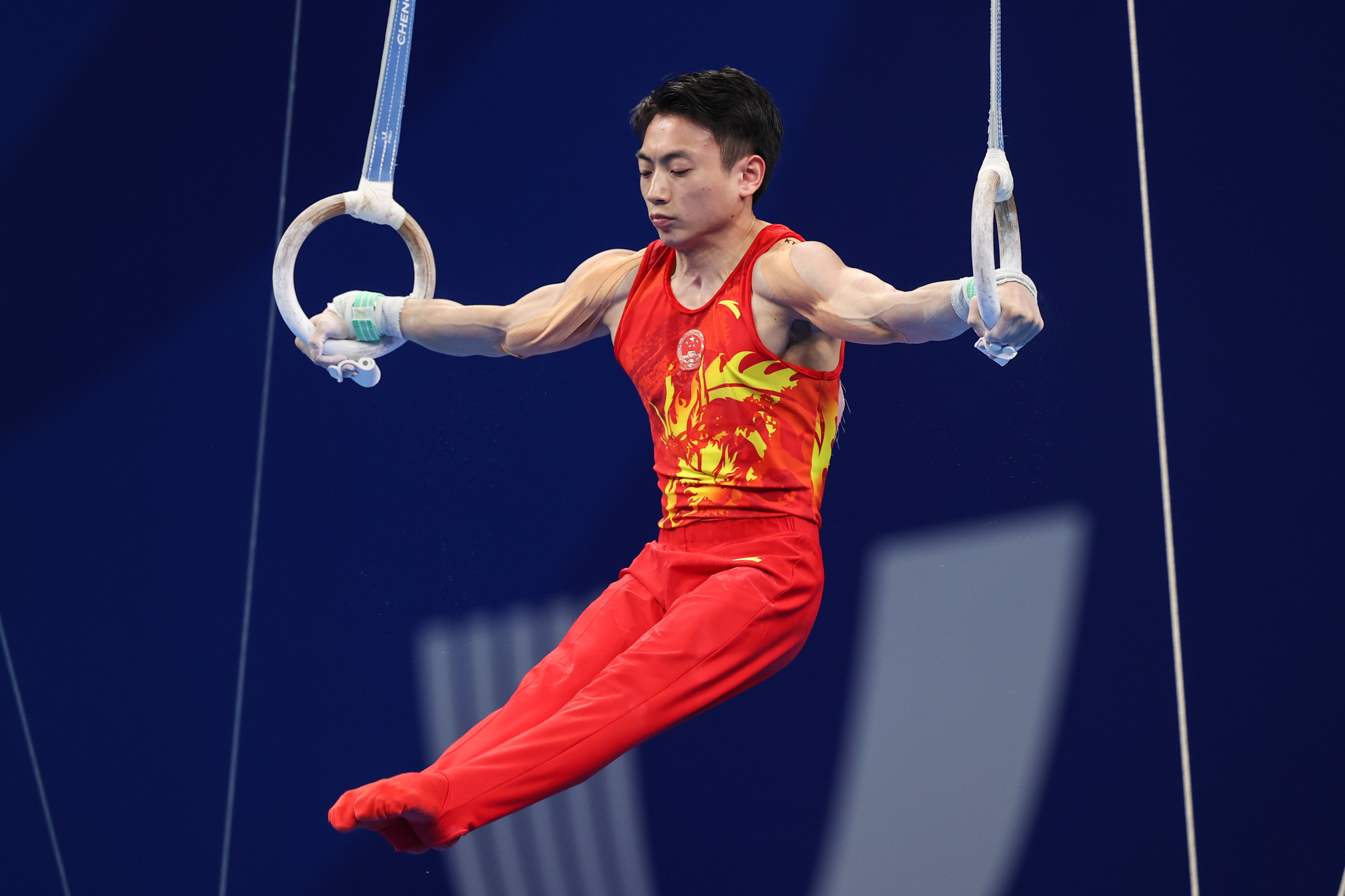 体操——男子吊环决赛赛况