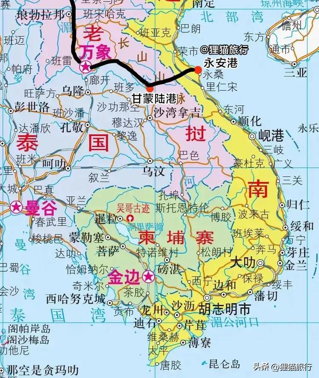 老挝修建万象至越南永安港的铁路,打通老挝出海口,引入韩企投资