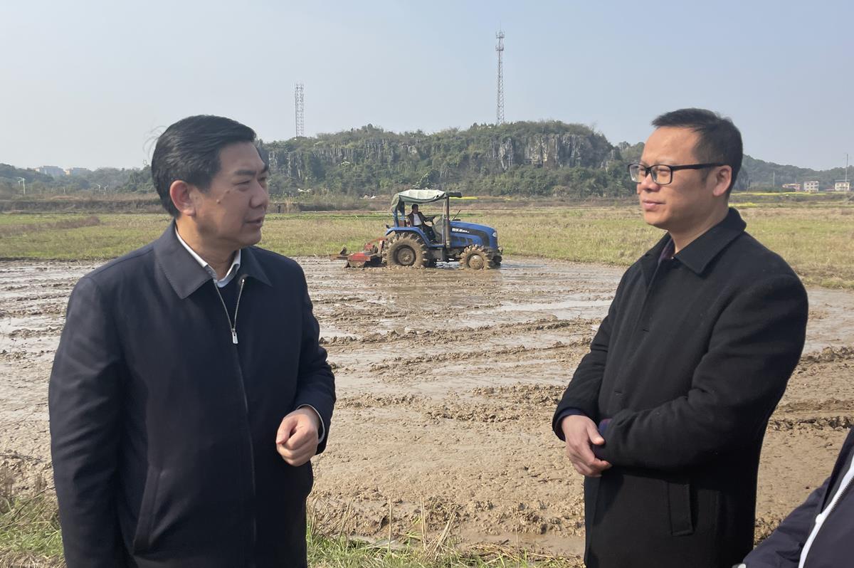 冯德校深入白牙市镇调研指导春耕备耕工作