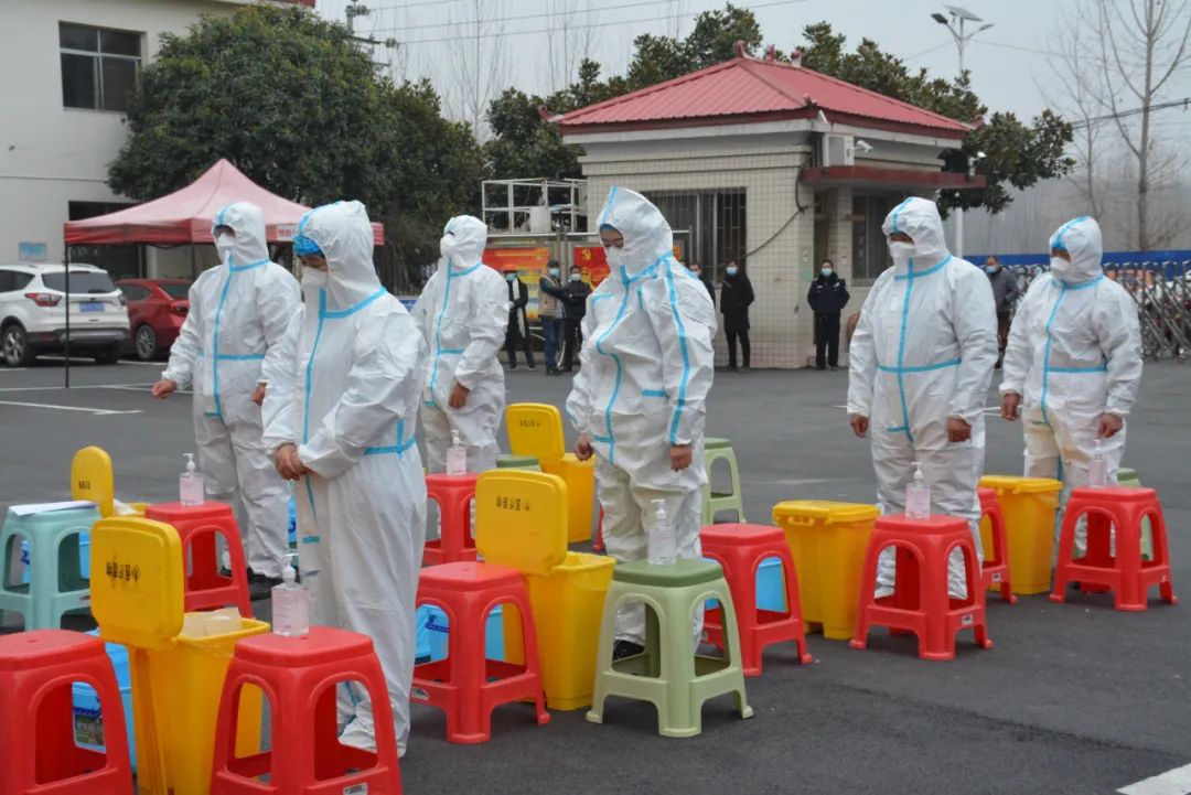 现场/丁河镇开展新冠肺炎疫情防控应急演练